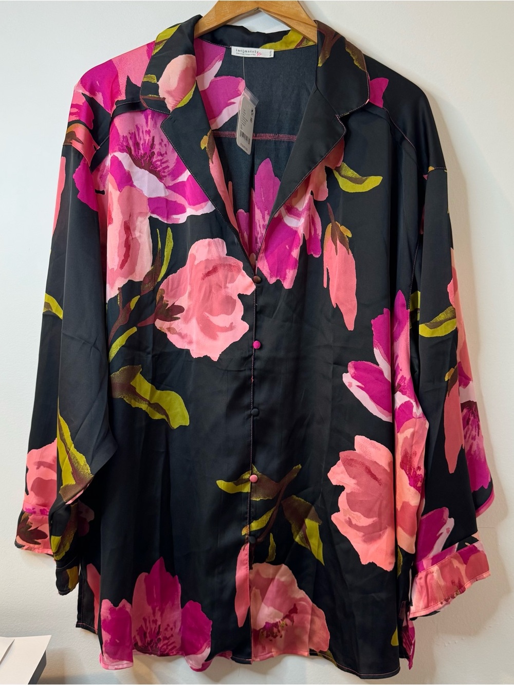 NEW FREE PEOPLE dreamy days pj top in blackend xl